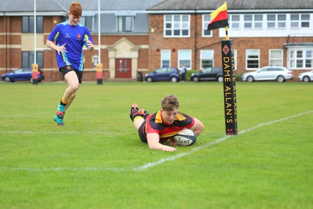 Charlie in action at Dame Allan’s