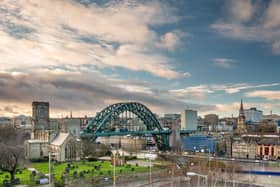 The Tyne bridge and River Tyne in Newcastle (Pic from Shutterstock)