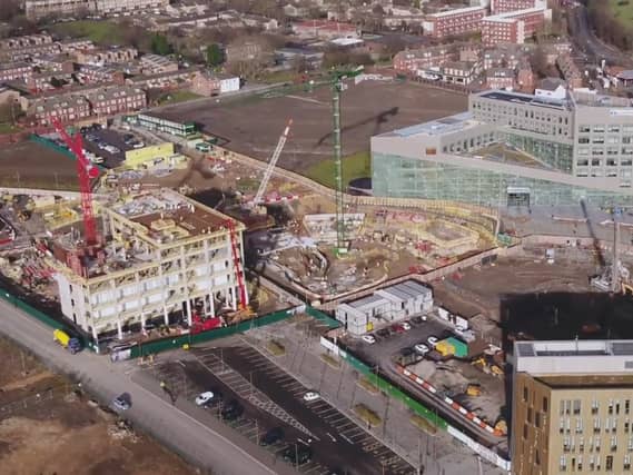 Levelling Up construction work & developments in Newcastle. Image from Newcastle Helix.