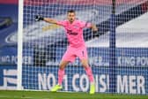 Martin Dubravka of Newcastle United gives their team instructions during the Premier League match between Leicester City and Newcastle United at The King Power Stadium on May 07, 2021 in Leicester, England. 