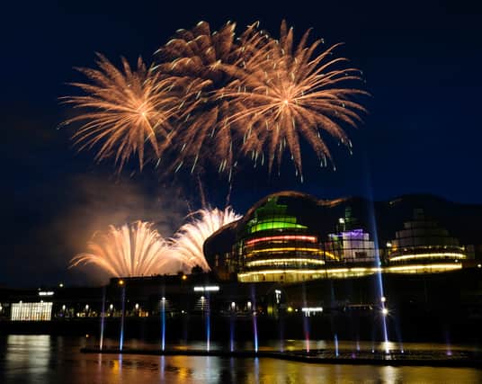 Fireworks over the Quayside (Image: Getty Images)