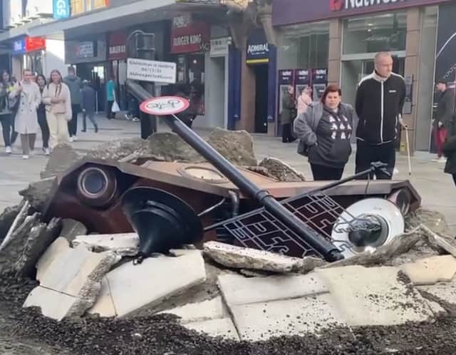 The installation on Northumberland Street (Image: Hannah Williams)