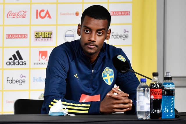 Alexander Isak netted 21 league goals in the 2028/29 season which was his highest total in a single season to date 