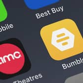The dating app ‘Bumble’ launched in 2014 (Pic from Shutterstock) 