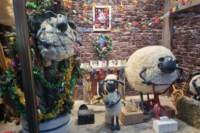 Shaun the Sheep fills the Fenwick Christmas window this year