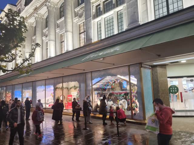 The window on Monday evening 