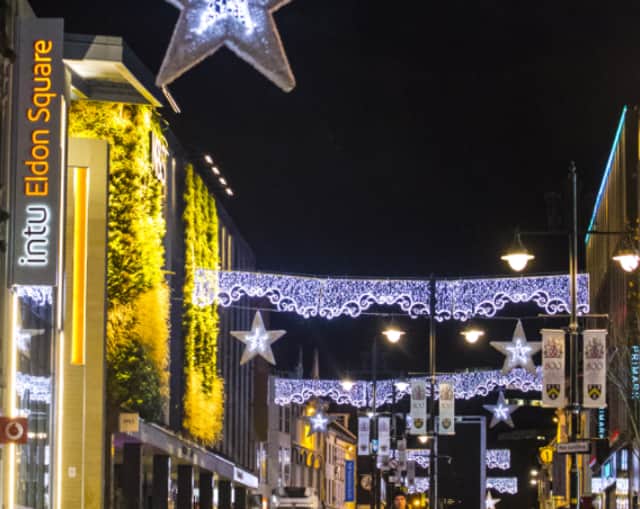 Christmas lights over the city (Image: Shutterstock)