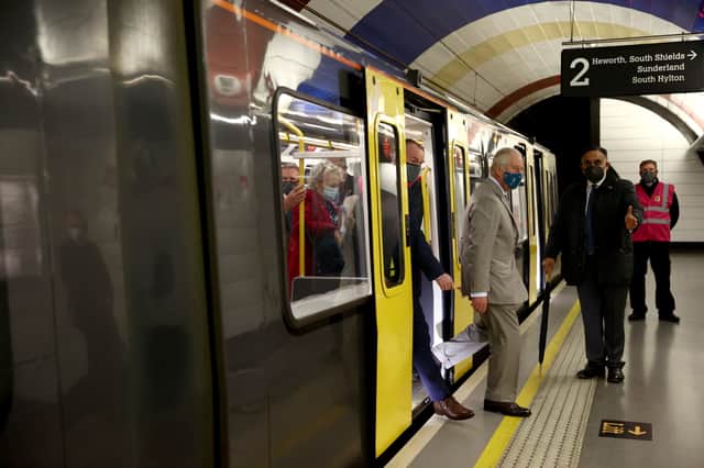 Prince Charles rode the same train the Queen did years ago (Image: Getty Images)