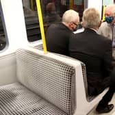 Prince Charles rides on the Tyne and Wear Metro (Image: Getty Images)
