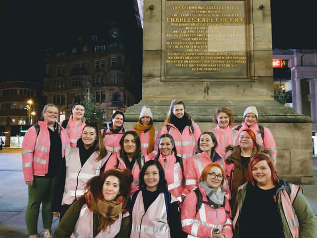 <p>The Women’s Street Watch team (Image: Facebook @WSWNCL)</p>