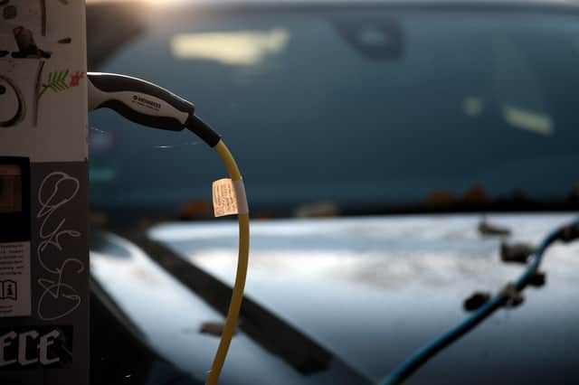 Electric cars were a hot topic at the COP26 conference (Image: Getty Images)