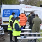 Testing units have been set up across the country (Image: Getty Images)