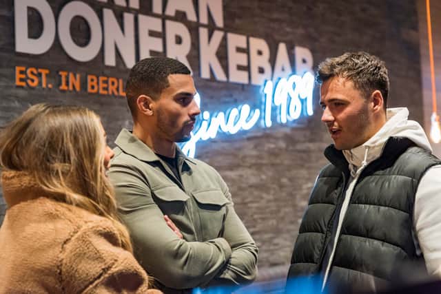 Love Island contestant Brad McClelland at GDK, Newcastle.