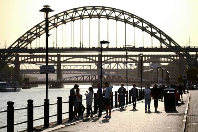 People wil be flying over the Quayside this month 