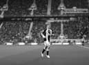 Matt Ritchie of Newcastle United prepares to take a corner kick during the Premier League match between Wolverhampton Wanderers and Newcastle United at Molineux on October 02, 2021 in Wolverhampton, England. 