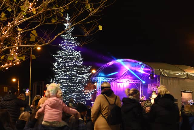 South Shields’ Christmas lights 2020.