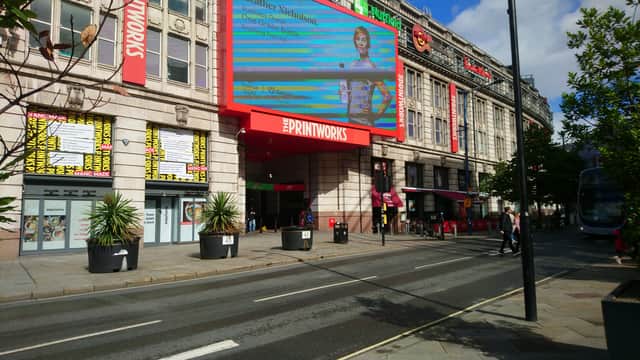 <p>An incident happened outside a bar on Dantzic Street near the Printworks in Manchester. Credit: JPI stock photo </p>