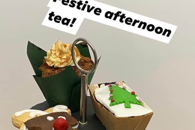A festive afternoon tea offering