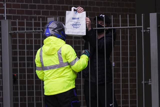 The need for food delivery boomed over lockdown (Image: Newcastle World)