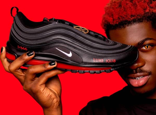 Little Naz advertising his Nike collab