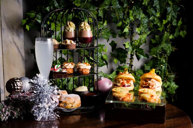 The bar’s Christmas-themed afternoon tea.
