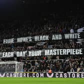 Wor Flags display in the Gallowgate End prior to Newcastle United’s 1-1 draw with Norwich City,