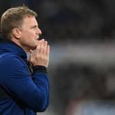 Newcastle United head coach Eddie Howe.  (Photo by Stu Forster/Getty Images)