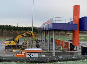 Tyne Tunnel booths demolition