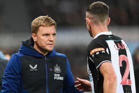 Newcastle United head coach Eddie Howe. (Photo by Stu Forster/Getty Images)