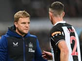 Newcastle United head coach Eddie Howe. (Photo by Stu Forster/Getty Images)