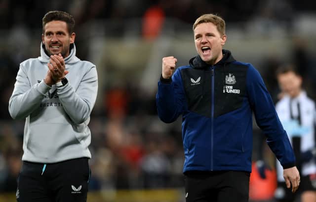 Newcastle United head coach Eddie Howe. (Photo by Stu Forster/Getty Images)