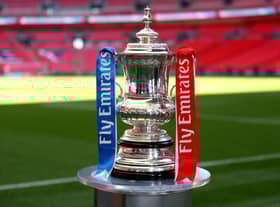 FA Cup trophy.  (Photo by Catherine Ivill/Getty Images)