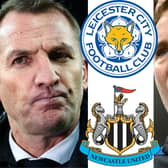Leicester City boss, Brendan Rodgers, (left) and Newcastle United manager, Eddie Howe.
