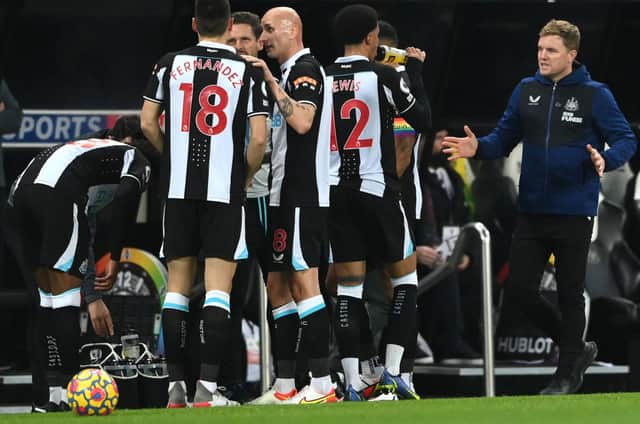 Newcastle United head coach Eddie Howe.
