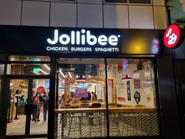 Jollibee can be found on Northumberland St