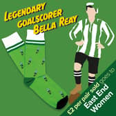 The Bella Reay sock has been designed by Newcastle company The Sock Council