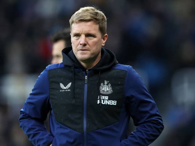 Newcastle United head coach Eddie Howe. 