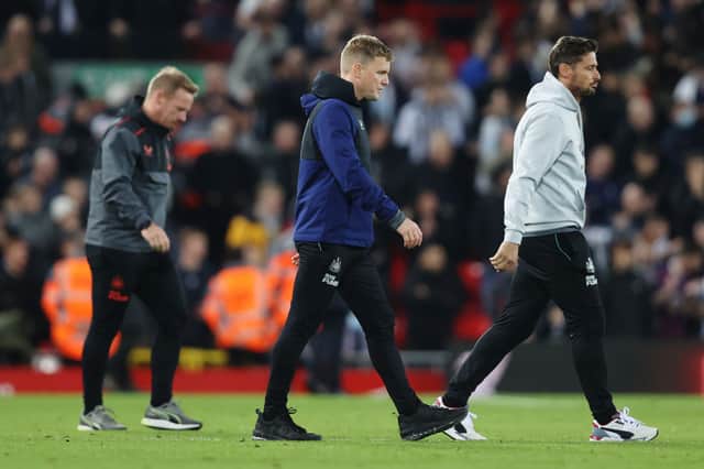 Newcastle United head coach Eddie Howe.