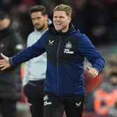 Newcastle United head coach Eddie Howe. 