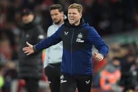 Newcastle United head coach Eddie Howe. 