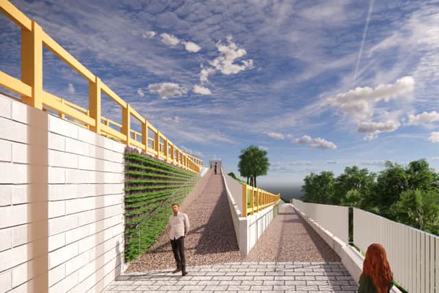 This is how the new embankment walkway would look, if plans get the go-ahead.