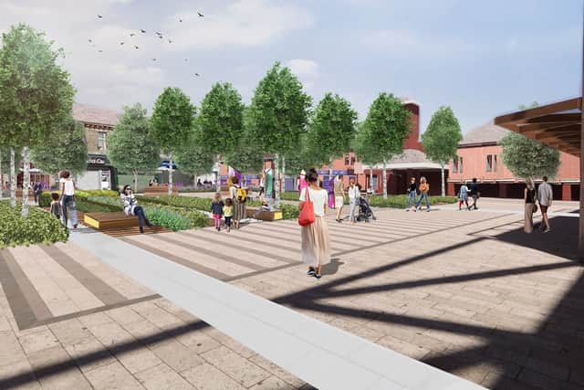 This is how the new town square could look in North Shields.