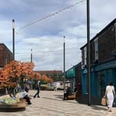An artist impression of the new and improved Church Street depicting wider footpaths, better seating and lighting. (Image: Northumberland County Council)