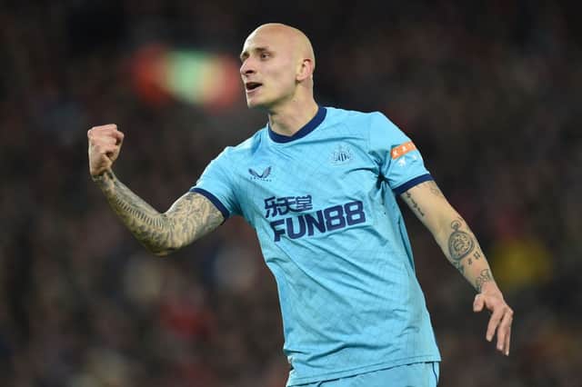 Newcastle United midfielder Jonjo Shelvey
