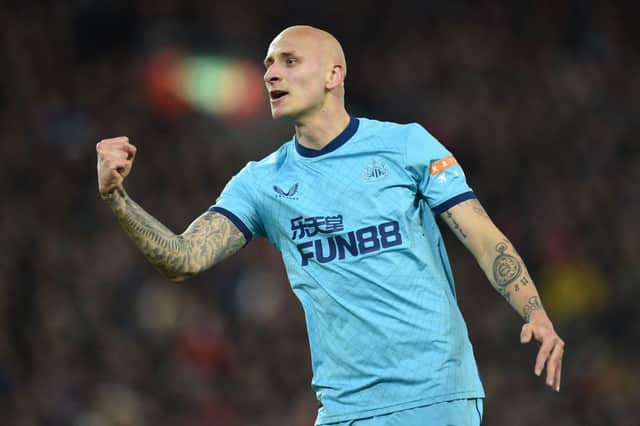 Newcastle United midfielder Jonjo Shelvey 