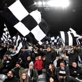 Newcastle United fans at St James’ Park. 