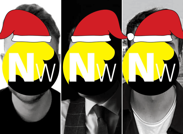 Who could these three chaps be?