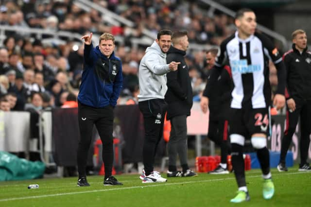 Newcastle United head coach Eddie Howe.