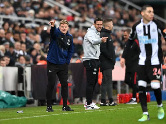 Newcastle United head coach Eddie Howe.