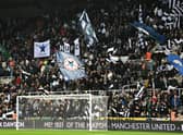 Wor Flags display ahead of Newcastle United’s Premier League clash with Manchester United. 